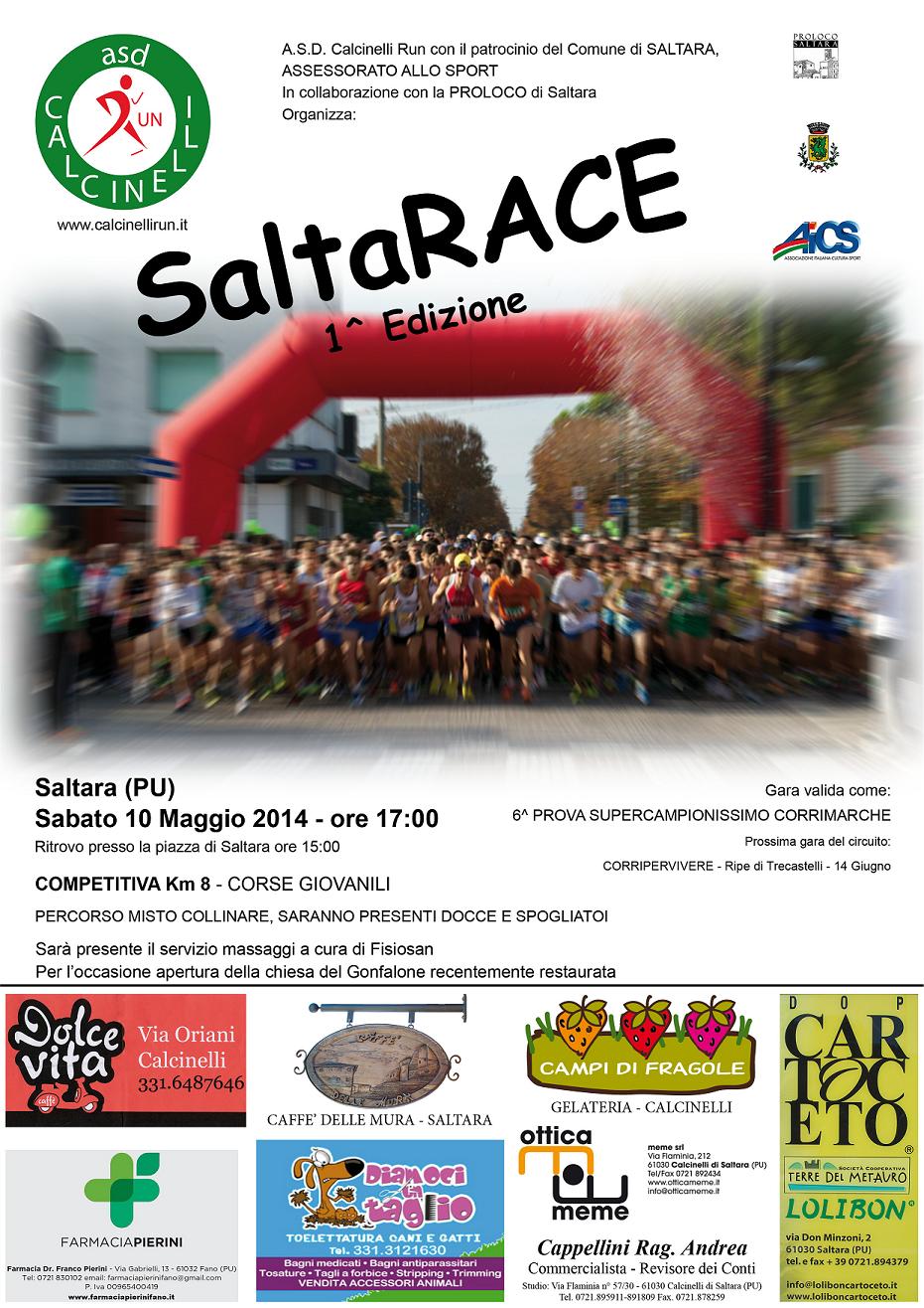 1^ SaltaRACE, Saltara (PU)  Sabato 10 Maggio